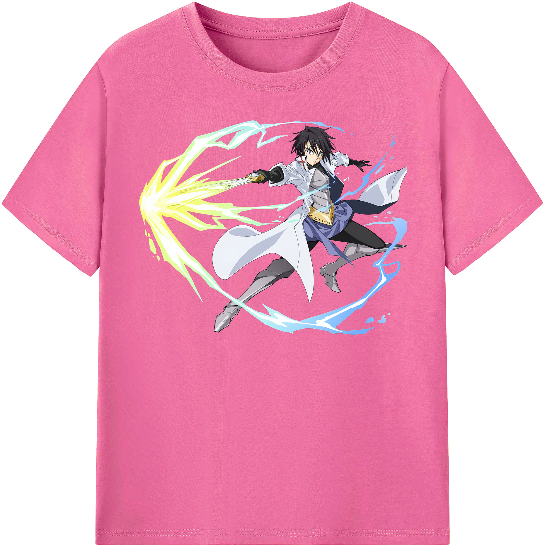（画像用） 転スラ Regarding Reincarnated to Slime レディースカジュアルプリントTシャツ（綿100％）